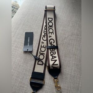 Dolce & Gabbana Women’s Brown and Beige Bag Shoulder Strap Authentic
